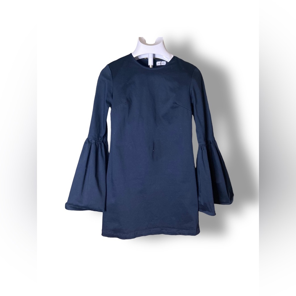MLM collection Dress mini Blue bell bottom sleeve Small